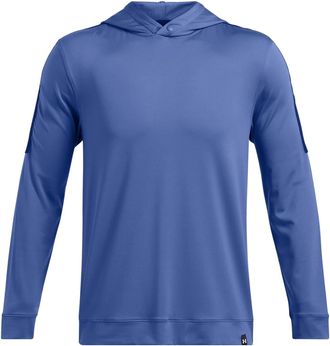 Under Armour Mens Playoff Hooded Neck Long Sleeve Sweatshirt in Blue - Size X-Large