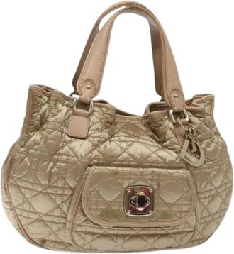Dior Pre-owned Handbags, female, Beige, Size: ONE SIZE Pre-owned Vintage Hand Bag
