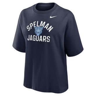 Nike Womens College (Spelman College) Boxy T-Shirt in Blue | W11668SPEC26-NVY