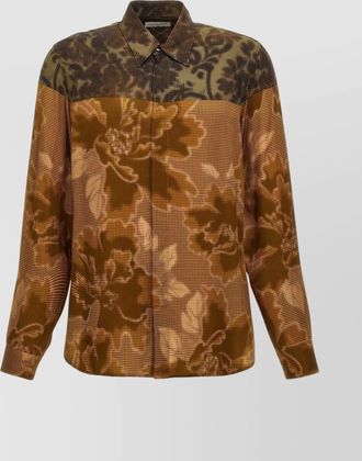 Dries Van Noten 9080 carvies floral pattern shirt