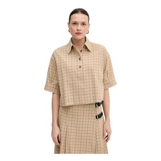 Barbour Blusa Hollington - Blouses & Shirts - Mujer - Beige - S