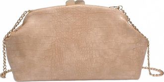 Moda Luxe Womens Camille Clutch In Natural