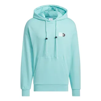 adidas Originals V-Day Hoodie Asia Sizing Blue White JE3475