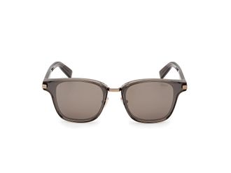 Ermenegildo Zegna Brown Mirror Square Mens Sunglasses EZ0264-K 51G 66