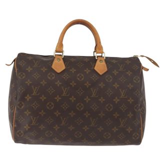 Louis Vuitton Speedy Monogram Canvas Brown Canvas Handbag (Pre-Owned)