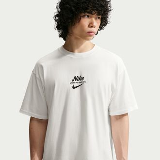 Nike Mens Nike Sportswear T-Shirt in White | IW3028-133