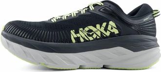 Hoka One One Mens Bondi 7 Sneakers - D In Blue Graphite/butterfly
