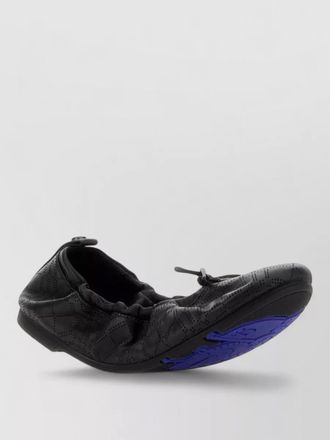 Burberry leather ballerina shoes