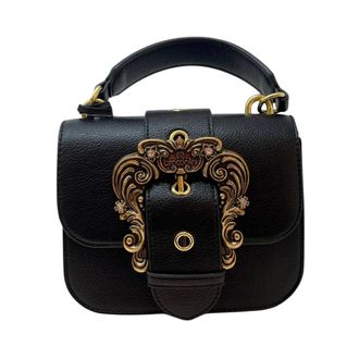 Braccialini Elegante Barokstijl Handtas - Dames - Tassen - Zwart - Maat: ONE Size