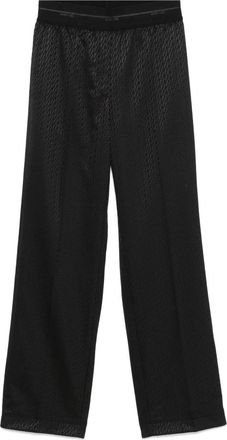 Helmut Lang Zwarte Autobroek Tona - Dames - Straight fit broeken - Zwart - 2XS - Wol - Broeken