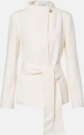 Max Mara Giacca Talamo in jersey con cintura