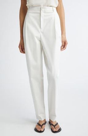 Nellie Partow Connor Tapered Straight Leg Pants in White at Nordstrom Rack, Size 2