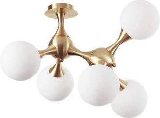 Ideal Lux Ideal Lux - nodi - Lámpara de techo de brazo mutli para interior 5 luces latón satinado, E14