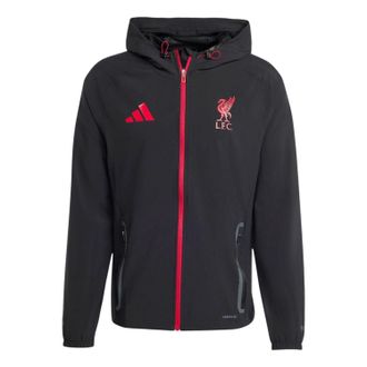 adidas Liverpool FC Tiro 25 Competition Vis Tech Tracel Jacket Black JZ5556