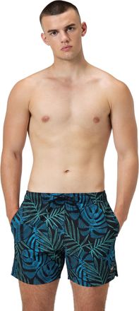 Speedo Badeshorts SPEEDO, Herren, Gr. M, N-Gr, schwarz, Obermaterial: 92% Polyester, 8% Elasthan, Badehosen Badeshorts, mit Ges&auml;sstasche mit Reissverschluss