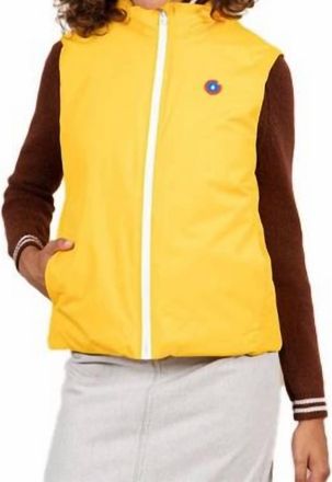 Flotte Sleeveless Down Jacket In Citron