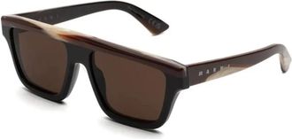 Marni Nistakari Zonnebrillen - Dames - Zonnebrillen - Bruin - 55 MM - Accessoires