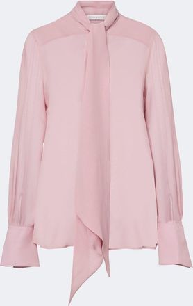 Nina Ricci Blusa de seda con lazada