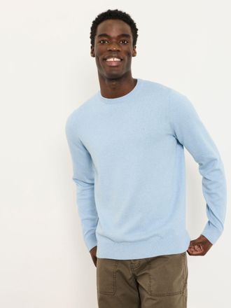 Fat Face FatFace Rye Light Blue Crew Neck Knitted Jumper