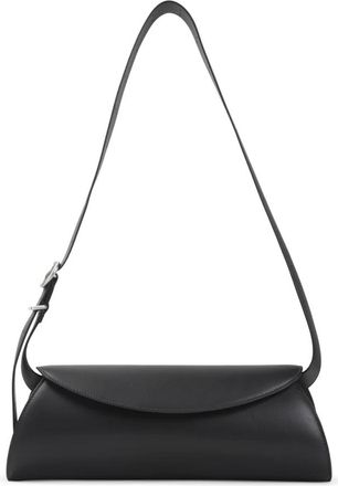 Jil Sander Cannolo Schoudertas - Dames - Schoudertassen - Zwart - ONE Size - Leer - Tassen