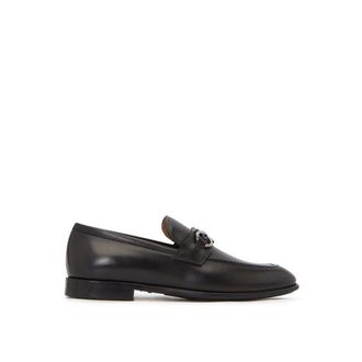 Ferragamo Calfskin Slip-On Mens Loafers
