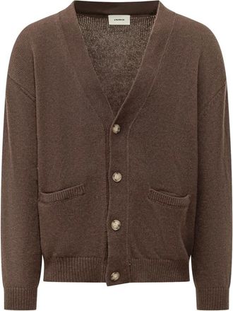 A Paper Kid Cardigan in maglia - - Knitwear - Uomo - Marrone - XL