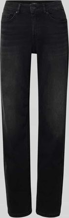 Only Straight Fit Jeans aus Bio-Baumwoll-Mix Modell BLUSH in Dunkelgrau Melange, Größe XL/30