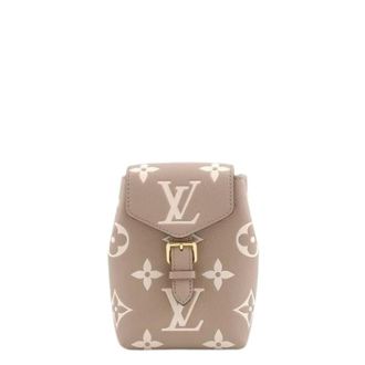 Louis Vuitton Pre-owned Monogram Empreinte Handtas - Dames - Pre-owned - Beige - Maat: ONE Size Leer