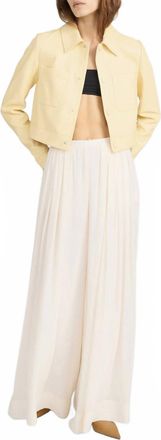 Frame Denim Wave Pant In Cream