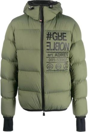 Moncler Adret Jacket - Heren - Gewatteerde jassen - Groen - 2XL - Jassen