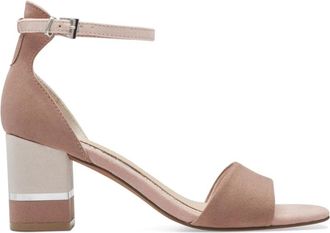 Marco Tozzi Beige Platte Sandalen voor Vrouwen - Dames - Sandalen met hakken - Beige - 37 EU - Schoenen