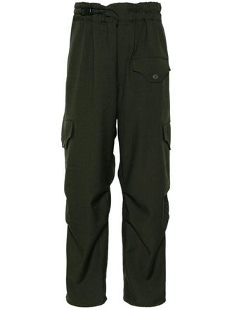 Yohji Yamamoto SP straight cargo pants - men - Recycled Polyester/Cotton - M - Green