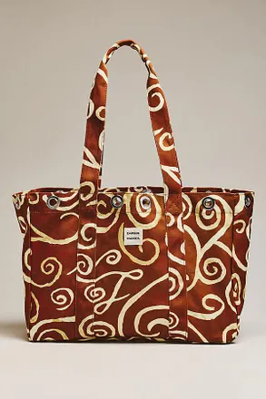 Damson Madder Large Canvas Eyelet Tote