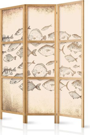 Artgeist Biombo Decorativo Artgeist Beige 135 X 172 Cm 5 Paneles