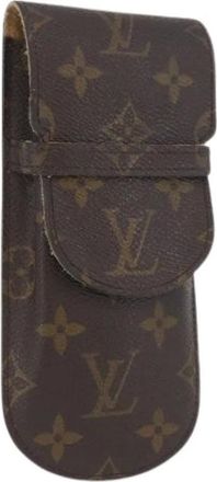 Louis Vuitton Pre-owned Accessories, female, Brown, Size: ONE SIZE Pre-owned Glasses Case