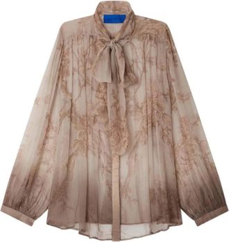Mes Demoiselles... Game Blouse - Dames - Overhemden - Veelkleurig - XS - Chiffon - Overhemden