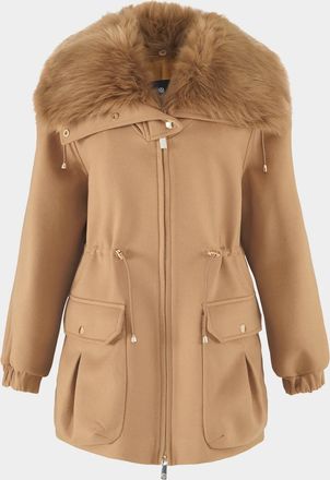 Gorski Jacket With Detachable Shearling Collar