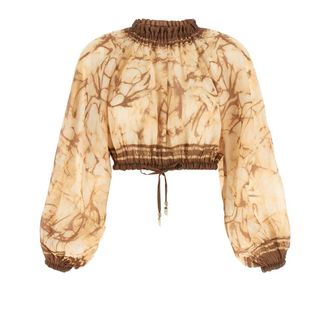 Zimmermann Indra Bodice - female - Zimmermann - Blouses - Beige - XS - Blouses & Shirts