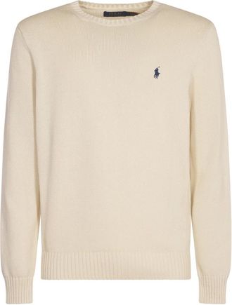 Polo Ralph Lauren Heren, Truien, Beige, Maat: XL Wol