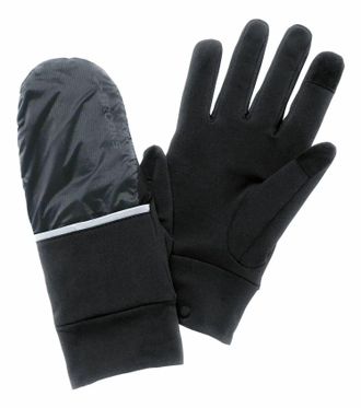 Brooks Unisex Drift Running Glove In Black/asphalt