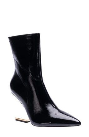Ninety Union Princess Inverted Heel Bootie in Black Patent at Nordstrom Rack, Size 11 M