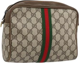Gucci Pre-owned Cross Body Bags, female, Beige, Size: ONE SIZE Pre-owned Plastic Cross Body Bag