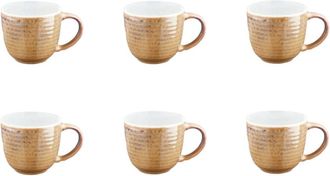 Bj&ouml;rn Borg Taza 30cl - 6 Piezas - Crema