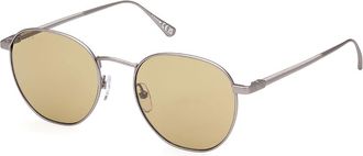 Web Eyewear Web WE0340 15E Mens Sunglasses Silver Size 51