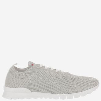 Kiton Grey Lace Up Sneakers