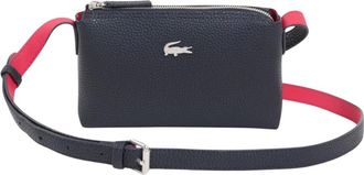 Lacoste Anna Mini Crossbody Tas - Dames - Schoudertassen - Blauw - ONE Size - Tassen