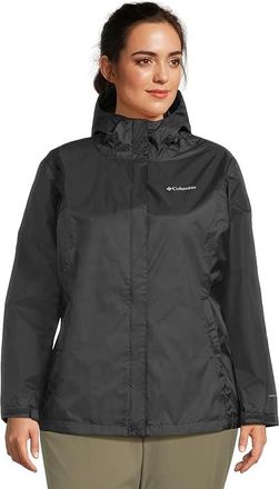 Columbia Plus Size Arcadia IItm Jacket Womens Coat Black 1 : 1X, Mesh/Nylon/Polyester