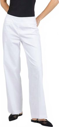 Elliott Lauren Control Stretch Wide Leg Pants - 30 In White