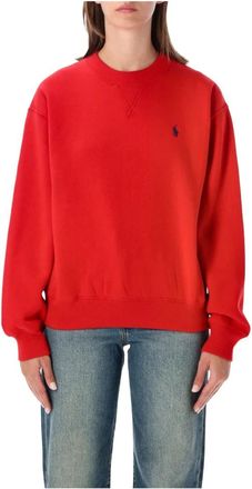 Polo Ralph Lauren Donna, Felpe, Rosso, XS, new