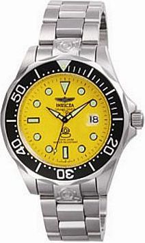 Invicta Pro-Diver Grand Diver Automatic Yellow Dial Mens Watch 3048